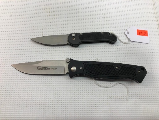 Lot of 2 Items: (1) Microtech underwater Demolition Team, (1) Timberline Knives 10413