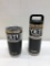 YETI 20oz Rambler Tumbler (Black) & YETI 18oz Rambler Bottle (Charcoal) - 2 Total Items