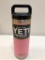 YETI Limited Edition Pink 18oz Rambler Bottle, Rare Discontinued Color