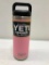 YETI Limited Edition Pink 18oz Rambler Bottle, Rare Discontinued Color