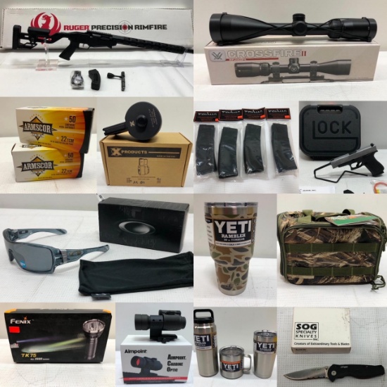 Firearms, Ammo, YETI, Oakley, Tactical Gear Feb 7