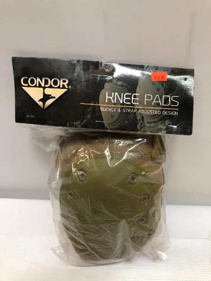 Condor Knee Pads and Oakley Flak Jacket Earsock/Nosepad Kit, White No. 06-212