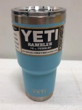 YETI Sky Blue 30oz Rambler Tumbler w/ Mag Slide Lid - Discontinued Rare Color