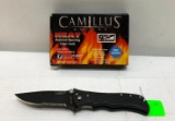 Camillus Knives HEAT Assisted Opening Liner Lock Knife 3.65in AUS-8 - C2345B