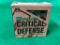 1 Box of 25 Rounds, Hornady Critical Defense 9mm Luger