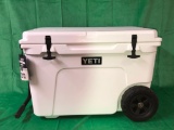 YETI Tundra Haul Cooler, White w/ Wheels & Extended Handle, New, Out of Box