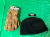 Mechanix Wear Size Large Gloves, Black Watch Cap