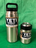 2 YTEI Items; Stainless Steel Rambler Colster and 26oz Bottle
