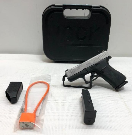 Glock Blue Label Model 43X 9mm Pistol, SN: BLCN951 w/ 2 Magazines, Factory Hard Case, Manual