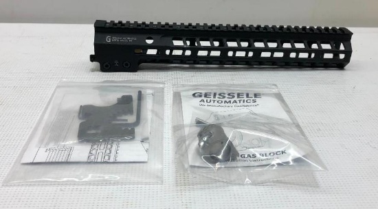 Geissele Automatics 13in SMR MK14 Black 05-573 Hand Guard w/ Super Gas Block MSRP: $249.99