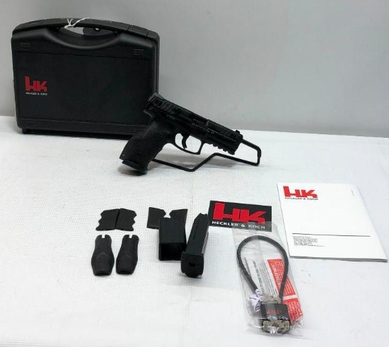Heckler & Koch Model: VP9-B 9mm Semi-Auto Pistol, SN: 224-229147 (2 Mags, Speed Loader)