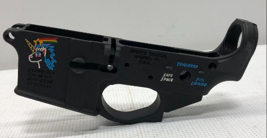Spikes Tactical Stripped Lower Receiver w/ Snowflake Logo (Limited Edition) SN: LT020280