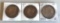 3 Morgan Silver Dollars, 1879 S, 1892 D, 1882 O