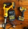 DeWalt 20v DCE531 Cordless Pencil (Concrete) Vibrator, DCF885 1/4in Cordless Impact Drive w/ 2