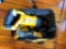 DeWalt 20v Cordless Tools, DCG413 Grinder, DCS381 Reciprocating Saw, 2 Batteries, Charger & Bag