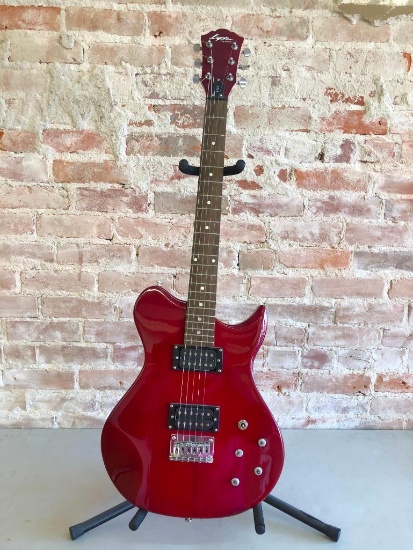 Lyon by Washburn No. LT15 Electric Guitar (missing one tuner knob)