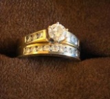 Woman's Wedding Ring; 14k Gold, .5 Carat Diamond, Size 7