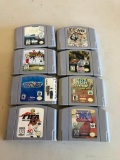 Lot of 8 Nintendo 64 Games; Fifa 64, Waialae Country Club Golf, NBA Showtime