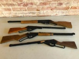 Lot of 4 BB Guns, Red Ryder, Daisy, Buck