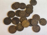 Lot of 21 Bordello or Brothel Tokens (age unknown, could be old or not)