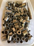 Huge Assortment of 3/8in Drive Sockets, (Made Outside of USA)