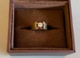 Ladies 14k Gold and Diamond Ring