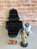 Star Wars Action Figure Case, 4 Action Figures, Remote Control R2D2 & C3PO Bust
