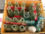 Coca Cola Glass Bottles and Glass Insulators