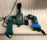 Craftsman Router & Makita DA391D Angle Grinder