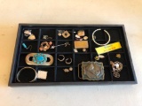 Vintage Jewelry, Belt Buckles, Some Sterling & Turquois