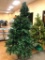 Artificial Christmas Tree, Approx. 6ft on Stand - Pre-Lit w/ Strand of Lights