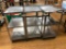 Lot of 3 Rolling Stainless Steel Carts, w/ Dents, 32in x 24in x 16in