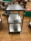 Stainless Steel Rolling Metal Utility Cart Approx. 24in x 16in x 32in