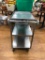 Stainless Steel Rolling Metal Utility Cart Approx. 24in x 16in x 32in