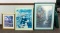 Lot of 3 Framed Prints 37in, 32in and 23in