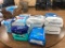 Table Full of Unused Adult Diapers - Small and Medium