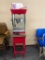 Old Fashion Movie Time Popcorn Machine on Rolling Stand w/ Bags, Super Clean