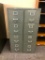 2 File Cabinets, Metal by Carrian, 4 Drawer