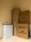 3 Rolls of Paper Towels, 2 Stainless Sanitary Napkin Disposal Containers