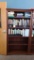 Mahogany Stained 5-Section Bookshelf 72in x 36in x 12in - Very Nice