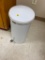 Small White Foot Lever Trash Can