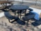 Outdoor Commercial Grade Round Picnic Table 46in Round Table