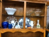 Lots of Snack Sets, & Punch Bowl Cups, Some Relish Trays, Punch Bowls, Glassware, Pitchers, Cake