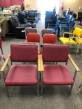 Six Vintage Chairs, 3 Sets of 2