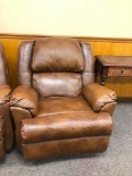 Overstuffed Leather Recliner