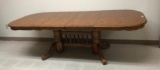 Oak Kitchen Table w/ 2 Leaves