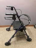 Walker w/ Brakes, Seat, Storage