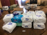 Table Full of Unused Adult Diapers - XXL