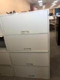 4 Drawer Lateral Metal File Cabinet