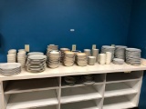 Restaurant China, Several Sizes/Types, Approx. 80+ 9.5in Plates, Syracuse 5in x 1-1/4in Bowls,